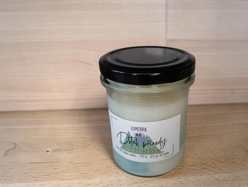 Sójová svíčka Dotek přírody
