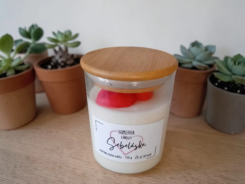 Rituální sójová svíčka Sebeláska